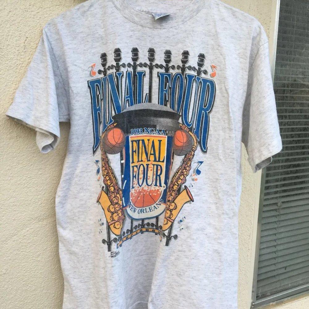 1993 Ncaa Final Four Shirt Retro Basketball New Orleans Shirt Tee